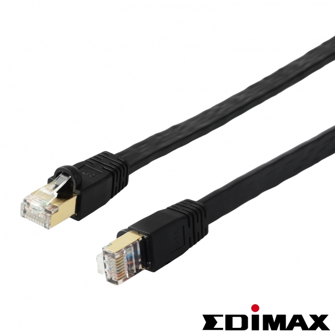 EDIMAX CAT8 40GbE U/FTP 專業極高速扁平網路線