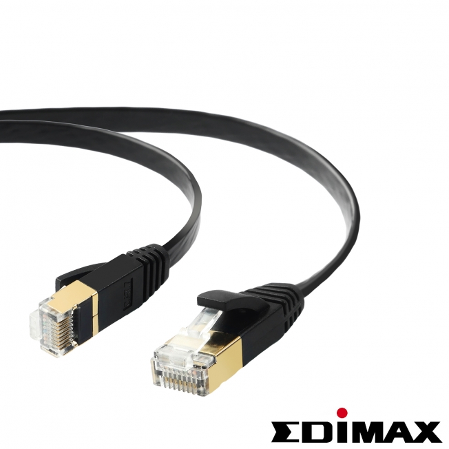 EDIMAX CAT7 10GbE U/FTP 專業極高速扁平網路線