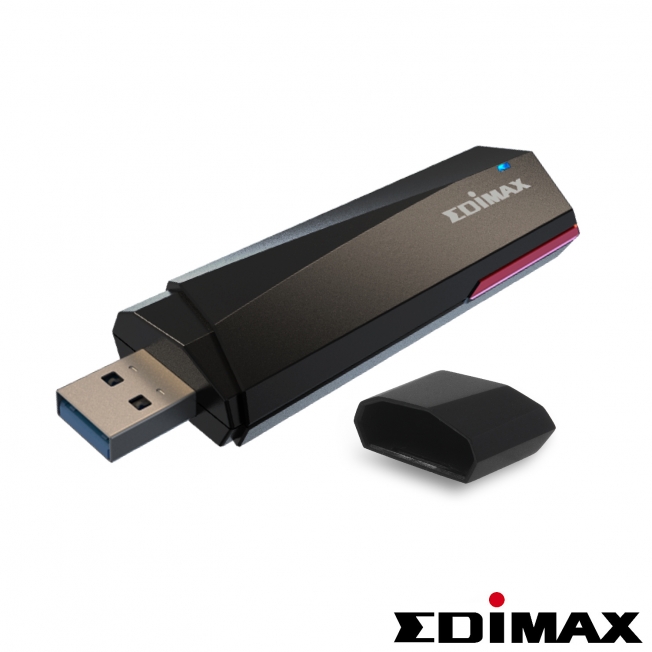 EDIMAX 訊舟 EW-7822UMX AX1800 Wi-Fi 6 雙頻 USB 3.0 無線網路卡