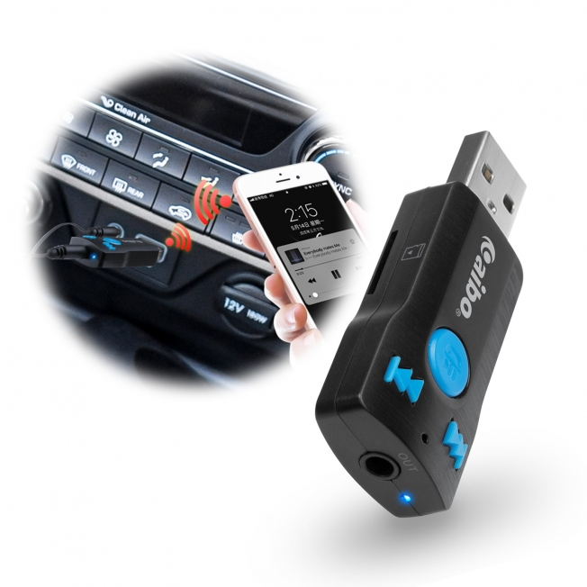  藍牙/AUX USB音源接收器(支援TF卡/免持通話)