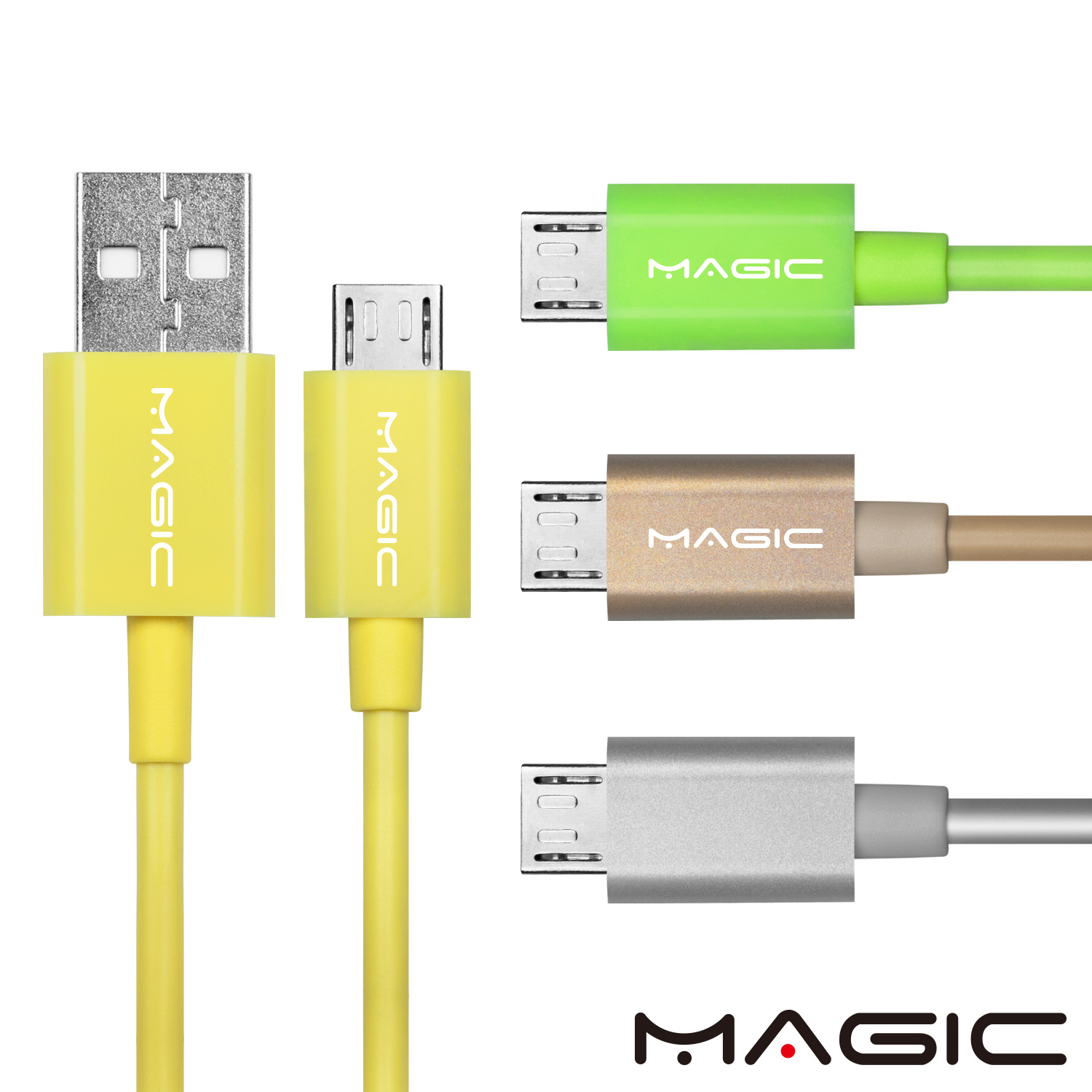 MAGIC USB2.0 轉 Micro USB 柔細傳輸充電線(1.5M)