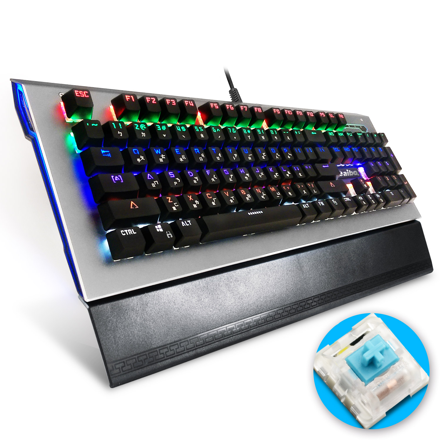 KB11 闇黑魔鍵 背光機械式電競鍵盤(青軸)