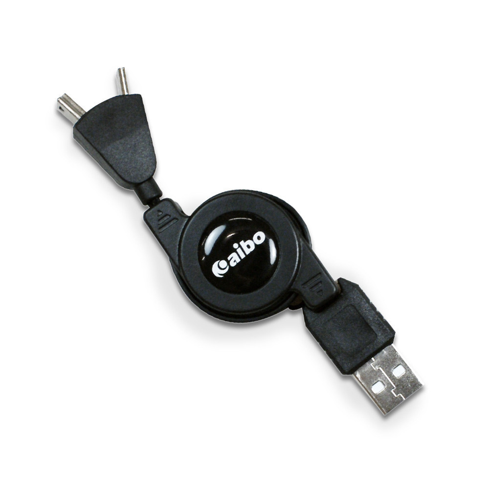 Y型高速充電傳輸伸縮USB線 (轉Micro/Mini USB)